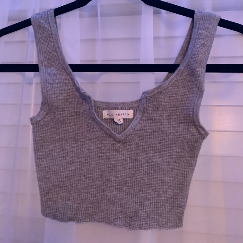 Gray pacsun tank